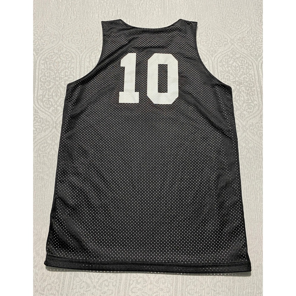 Wilson Reversible Basketball Jersey Youth Large Gray Black Mesh Tank Top #10